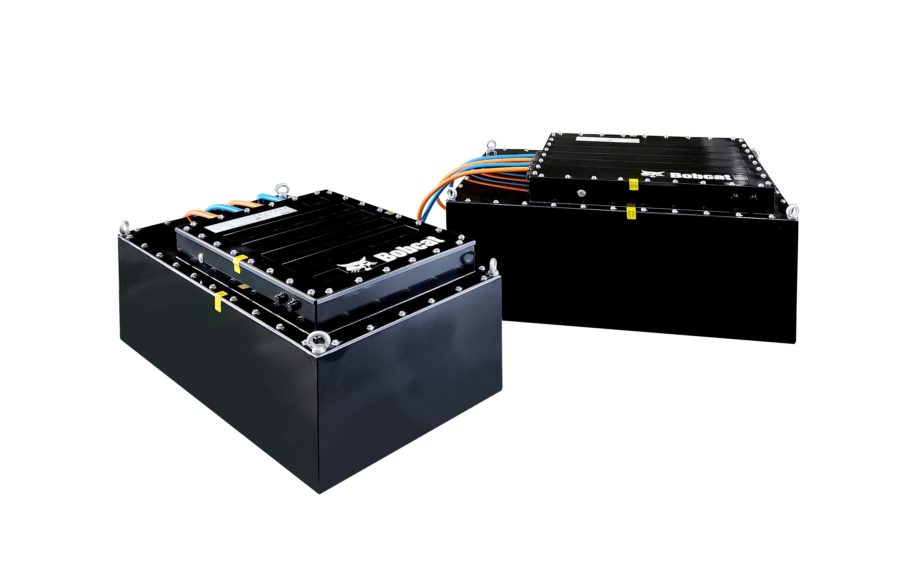 Battery packs jointly developed by Doosan Bobcat and CosMX. 