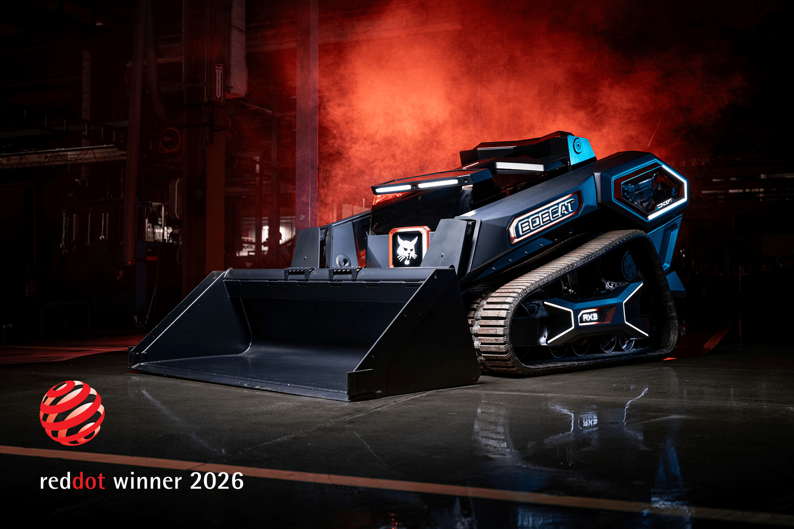 Doosan Bobcat's RogueX3 earns the Red Dot Award: Design Concept 2026